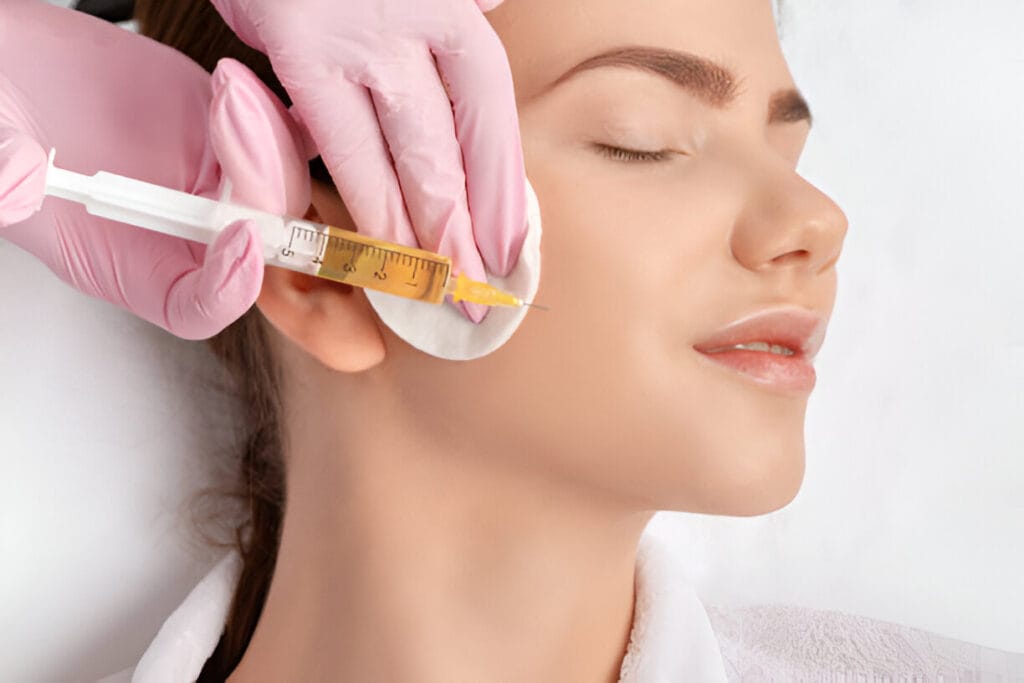PRP facial treatment