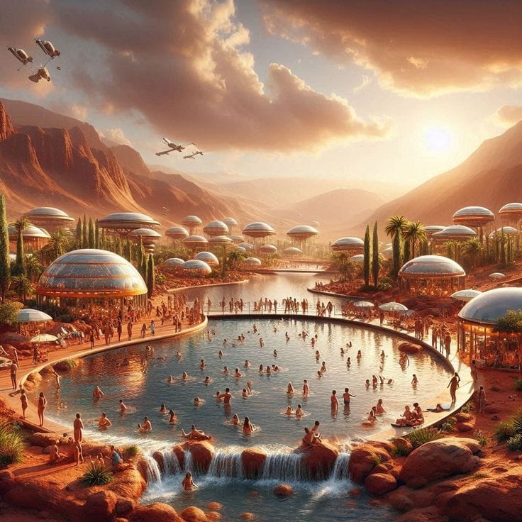 Mars colonization population