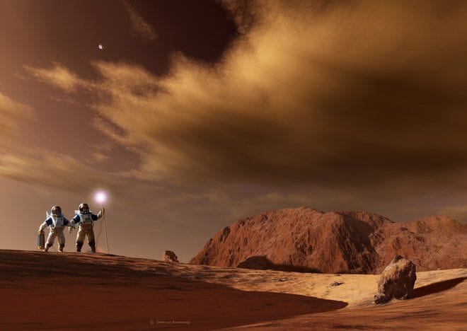 Mars colonization population