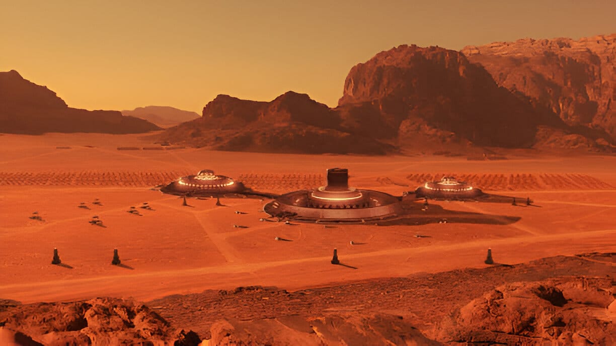 Mars colonization population
