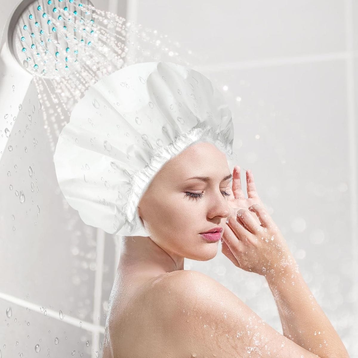 wash shower cap